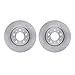 Dynamic Friction Company Front Brake Rotors 6002-27018