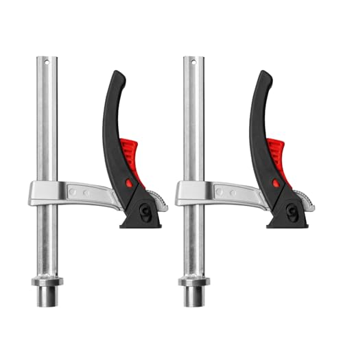 BESSEY Spannelement für Multifunktionstische TW20-15-8KLI-SET, Stabiler Gleitbügel aus leichtem Magnesium zum schnellen und vibrationssicheren Spannen, Gewicht 0,62 Kg