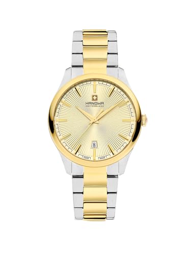 HANOWA Analog Yellow Gold Dial Unisexs Watch-HAWUH0001760 (B0CHBJLD9X) Amazon Price History, Amazon Price Tracker