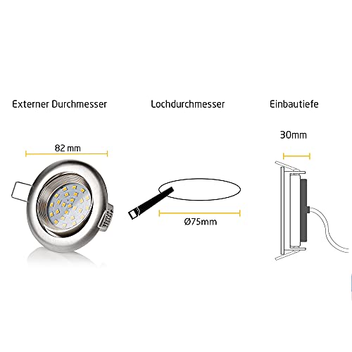 Confezione da 4 sweet led®, faretti LED, design