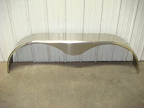 Single (1) Tandem Smooth Aluminum Cargo Trailer Fender 72