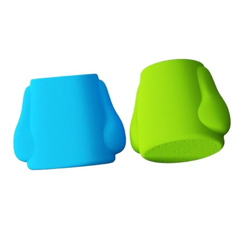 SOESFOUFU 2個ポータブルペットシャワーヘッド アウトドア犬用シャワースプレーキャップ 旅行 キャンプ ハイキング用必須アイテム