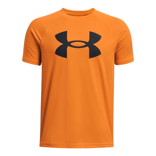 Image of Under Armour Boys' Tech Hybrid Printed Fill Short-Sleeve T-Shirt