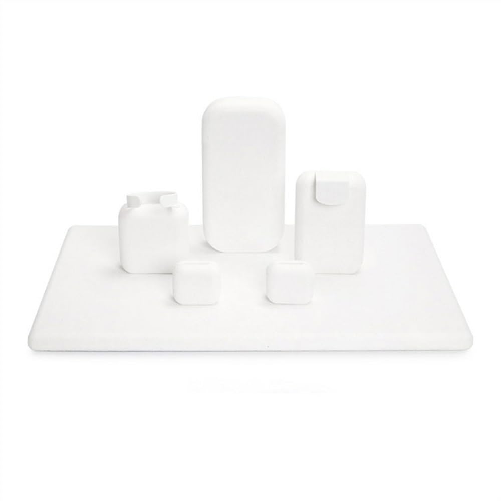 QINGGANG-0224 jewelry organizer Jewelry Display Stand Velvet Necklace Ring Stand Bracelet Pendant Storage Stand Window Jewelry Display Stand for dressing table