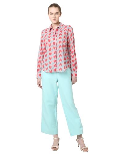Image of VERO Moda Women Printed Shirt | Long Sleeve | Regular Fit