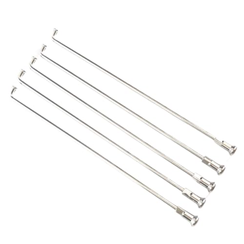 36pcs 10G Motorcycle Spokes 3.18mm Diameter 150-230mm Length Stainless Steel E-Bicycle Motorcycle Wheel Steel Wire Compatible with Automotive Motorcycle Parts(3.18mmX165mm)