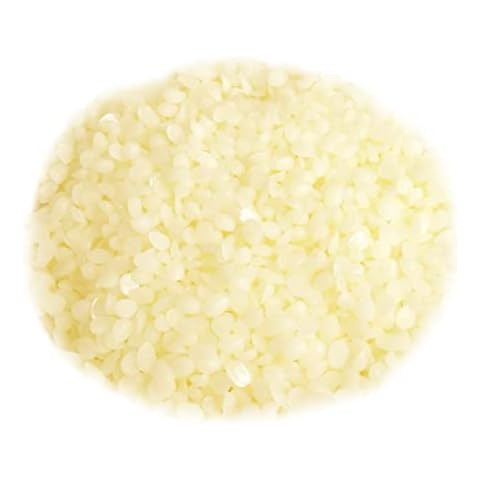 White Beeswax Pellets, 10LB Natural Beeswax Pastilles Beads for Making Candle Soap Lotion DIY Crafts Cover