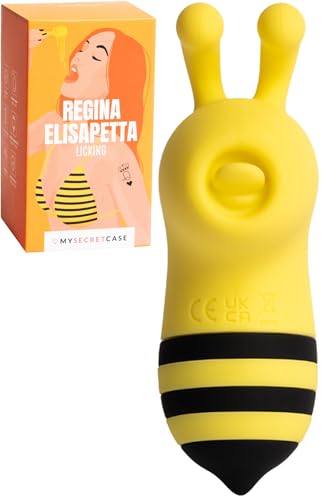 MySecretCase Vibratoreper Donna Clitoride, Stimolatore Clitoride Femminile, Lecca Clitoride Femminile, Vibratoreper Donna Piccolo, 10 Livelli di Intensità, Vibratore Lingua, Impermeabile, USB