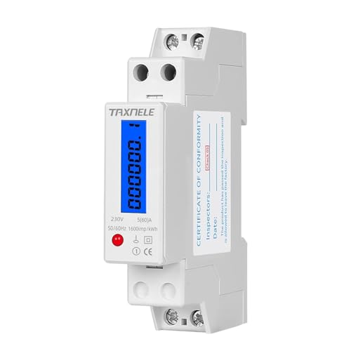 Medidor de consumo de energía con pantalla LCD digital precisa 230V