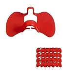 Needle Free Chicken Sight Glasses -50 Pairs of red Anti Peeping Glasses, Large-Sized Eye Masks and Wild Goggles, Protective Goggles to Prevent Fighting and Injury