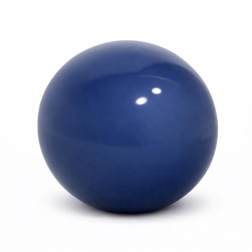 Boule de jardin en céramique - 30 cm - Décoration de jardin - En grès céramique robuste - Résistante au gel et aux intempéries - Bleu