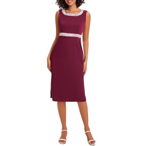 Women's 2 Piece Dress Church Suit with Polka dot embroidery Mother Gifts Special Occasion Wedding Party Formal Evening Dress4