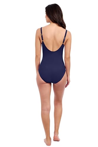 Profile by Gottex Women's Tutti Frutti D Cup V-Neck Ladder Detail One Piece Swimsuit3