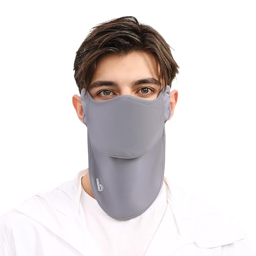 Sun Protection UPF 50+ Face Covers Balaclava Breathable Neck Gaiters with Mouth Opened SLF5M212