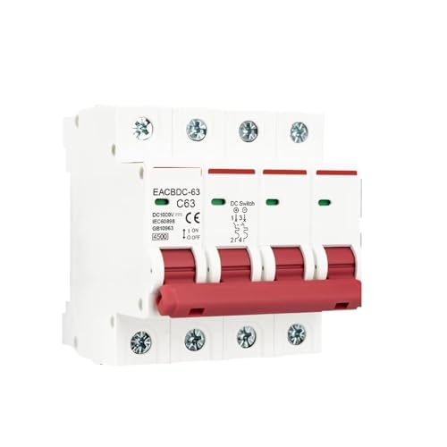 Disjoncteur solaire évite la surchauffe circuit photovoltaïque 4P