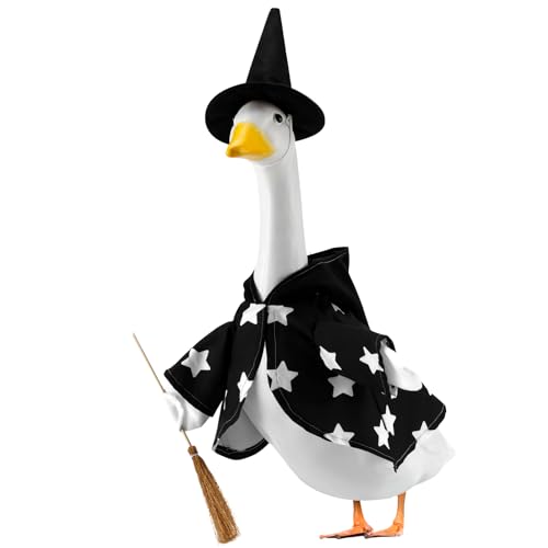Halloween Witch Porch Goose Outfits for 23 Inch Lawn...