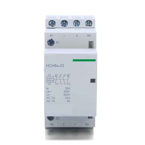 Contacteur CC HCH8s-25 4P 25A 4NO commande DC230V pour tableau modulaire - 3