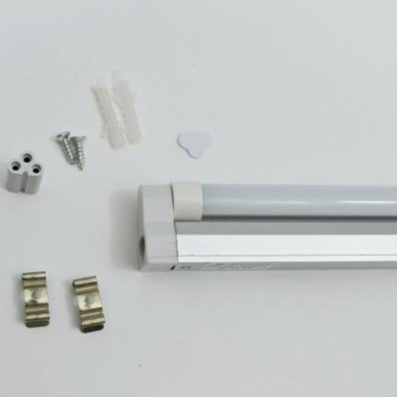 SILAMP Tube néon LED 60cm T5 9W - Pack de 10 - Blanc Froid 6000K - 8000K