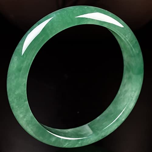 Bracelet vert en jade naturel 54-64mm le cadeau idéal pour femme