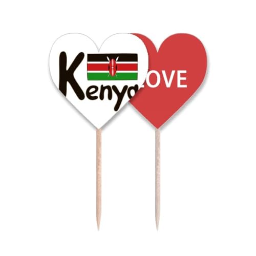 Pic cupcake drapeau Kenya pour décorer vos pâtisseries créatives