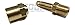 EDGE INDUSTRIAL Brass Reusable Fitting Adapter 1/4