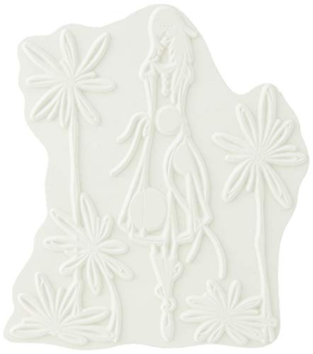 Carabelle Studio Cling Art, een vrouw onder de bloemen, voor papier ambachtelijke stempelprojecten, kaarten en plakboeken, veelkleurig, One Size