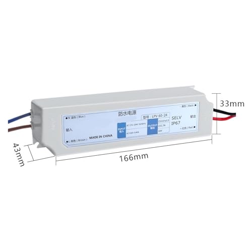 Alimentation à découpage LPV-60-24 boîtier robuste haute performance