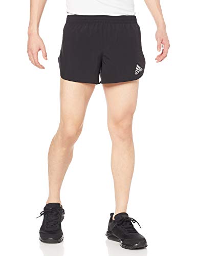 ランニング ハーフパンツ アディダス ファスト スプリットショーツ 25292 メンズ ブラック 日本サイズM相当