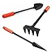 HOMEGARDEN 3 Piece Long Handled Mini Garden Tools Set | 7.5