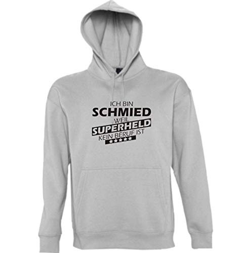 Sweat à capuche Ich Bin Smith vêtement streetwear gris taille L