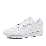 Reebok Classic Leather Sneakers for Women - Tennis Shoes Womens Size 5 to 12, Footwear White/Footwear White/Pure Grey3, 7