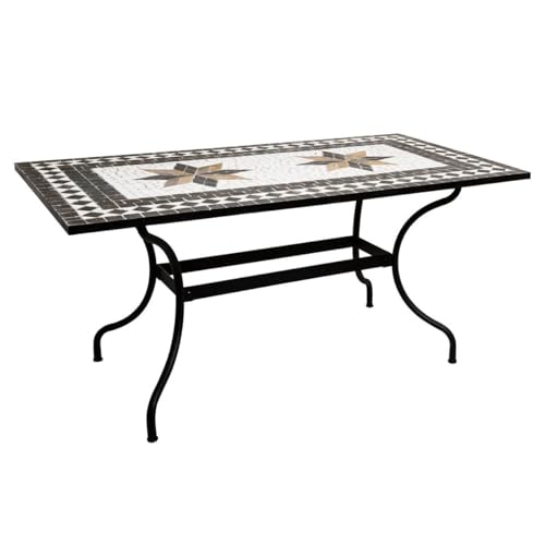 ATMOSPHERA CREATEUR D'INTERIEUR Mesa de Comedor Rectangular 'kipos' de Mosaico