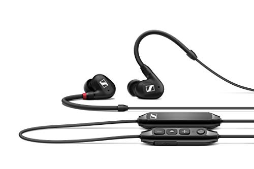 Sennheiser Professional Audio IE 100 PRO Wireless Monitoring In Ear Earphone – Black with built-in mic for your mobile phone, PC or tablet. Passive Noise Cancellation
