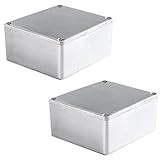 【 Fácil de Instalar 】 Cada caja incluye 4 tornillos de acero inoxidable. Puedes abrir la tapa para instalarlo, lo cual es muy práctico. La carcasa es fácil de taladrar y mecanizar, ideal para tus efectos DIY. También se puede pintar en varios colores y diseños para personalizar tu estilo. La caja de aluminio es fácil de conectar a tierra y a tierra común, lo que reduce la diferencia de potencial en el bucle de señal y mejora la estabilidad.