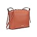 Calvin Klein Lowen Top Zip Crossbody, Chili Spice/White, One Size
