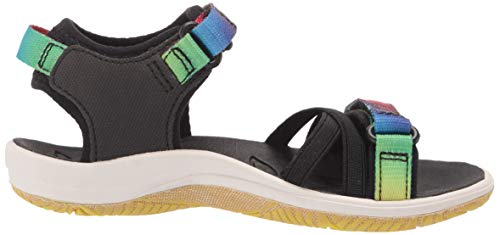 Keen Verano Open Toe Sandals, Black/Original Tie Dye, 2 Us Unisex Big Kid #TOP5