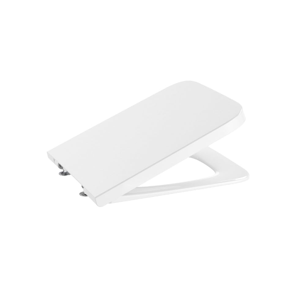Roca,INSPIRA,SQUARE - Tapa y asiento de SUPRALIT ® para inodoro con caída amortiguada,A80153200B