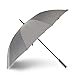 AVLUZ Parapluie de bâton, 210t 140cm / 55 Pouces 10ribs Portable étanche à Vent Automatique Auto Ouverte. (Color : Grey)