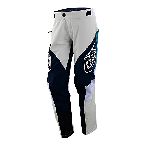 Troy Lee Designs Mountain Bike Cycling Bicycle Riding MTB Pants for Youth, Sprint Pant (20, Jet Fuel White)