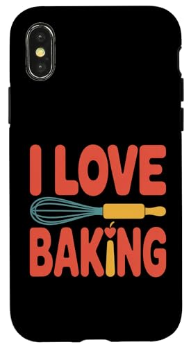 I Love BakingAĊ ˖_ L[gȃfUC X}zP[X iPhone X/XS p