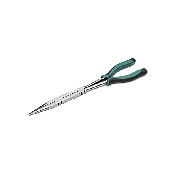 SATA Straight Body Double xPliers, with Green Handles & A LongNose