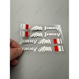 車用3Dメタルステッカー 適用 プジョー GT GTline 3008 308 T9 208 508 2008 ボンネット リアトランク エンブレムステッカー サイドドア ウィンドウバッジ デカール スタイリングアクセサリー,ジムニー [並行輸入品]