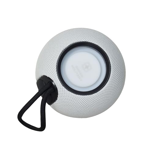 Image of Swiss Military Musica Grey Wireless Bluetooth Speaker with Bluetooth Version 5.0, Support USB /TF Card /FM /BT /TWS Play Mode, 8 Watts