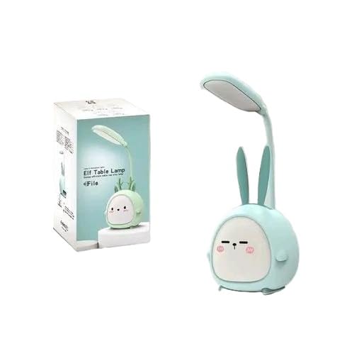 USB Rechargeable Study Lamp | Eye Protection LED Desk Light | Warm Light Lamp for Students & Children Blue 1-image-49