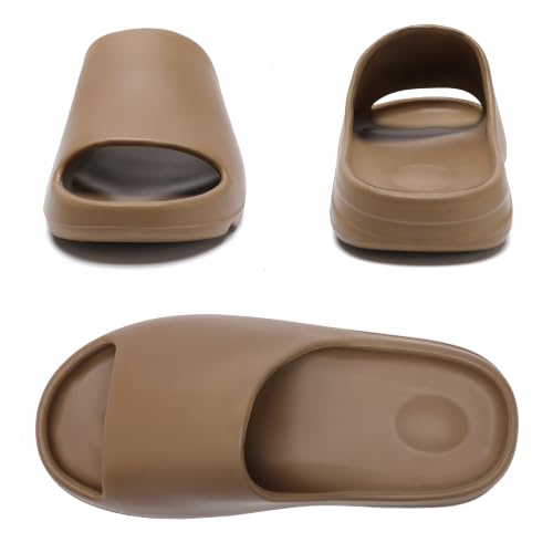 Image of Shoquis Cloud Slides Sandals for Women Men, Pillow Slippers,Open Toe Garden Shoes,sandals women,Drying Soft Lightweight Shower Shoes for Indoor and Outdoor