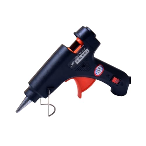 Pistola per colla a caldo per lavori artigianali, Pistola for colla a caldo da 20 W, stick di colla da 7 mm Mini strumento di riparazione della temperatura del calore elettrico fai-da-te per riparazio