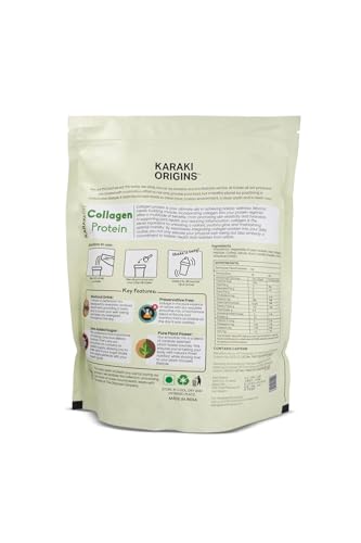 Image of Vegan Collagen Protein Powder | Coorg Coffee - Strong Roast Flavour | Pack of 2 x 675g | 30 Days Supply | 28g Protein per Serving | 6000mg Collagen Peptides, BCAA & Essential Amino Acids | UNISEX