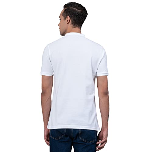 Red Tape Henley Neck T-Shirt for Men | Comfortable & Breathable