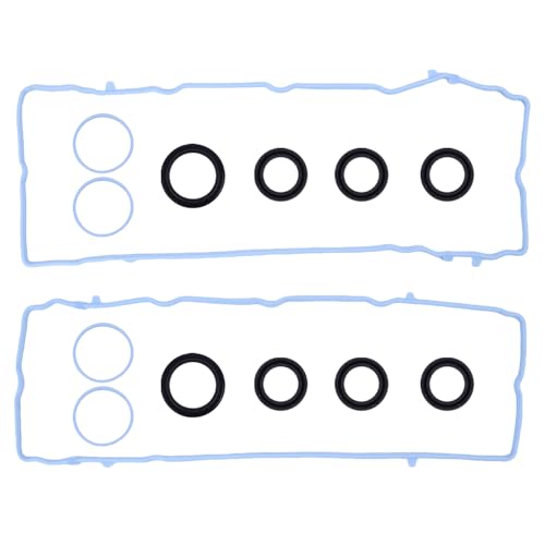 Image of Valve Cover Gasket Kit Set - Compatible with 2011-2020 3.6L V6 Avenger Challenger Durango Grand Caravan Journey Ram ProMaster 1500 2500 3500, Grand Cherokee Wrangler, 200 300