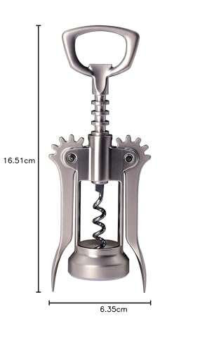 IKEA Idealisk Corkscrew Silver Color Matte Wine Bottle Opener